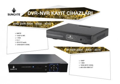 AHD DVR 6004 - 6008 - 6016